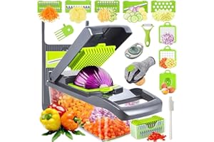 Tirana 19 in 1 Vegetable Chopper Box Onion Chopper Salad Chopper Food Dicer Mandoline Vegetable Slicer Mandolin Slicer Onion Cutter