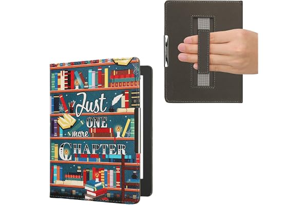 kwmobile Étui Compatible avec Kobo Aura H2O Edition 2 Coque - Étui à Rabat magnétique Tablette eReader Similicuir avec Sangle - Multicolore