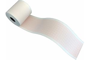 TECNOCARTA Rollos de papel térmico para ECG compatibles con Fukuda OP-11KE/ Nihon Kohden RQS50-3/ General Electric Marquette Hellige/Trismed (50mm x 30m)