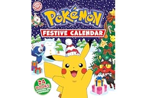 Pokemon: Festive Calendar: A festive collection of 24 books, activities and surprises!: The perfect Christmas Advent Calendar gift for Pokemon fans aged 6 years and over