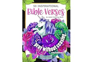 50 Inspirational Bible Verses: An Adult Coloring Book: 2 (Bible Quotes Coloring Book)