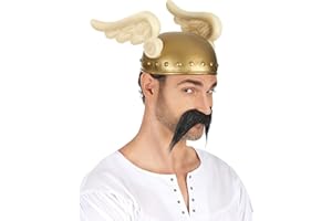 DEGUISE TOI Gallischer Helm Erwachsene - Bunt