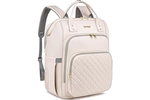 ‎CAFELE Cafele Laptop-Rucksack für Frauen, 17.3 Zoll Computer-Rucksack für Lehrer Krankenschwester mit Wasserbeständig, Reise Arbeit Rucksack, Pendler Rucksack Geldbörse, 2323H-04