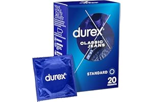 Durex CLASSIC JEANS - 20 Préservatifs - Confort et Confiance