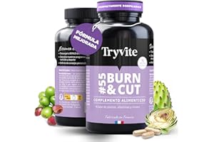 Quemagrasas Potente Para Adelgazar Rapido y Efectivo Mujer | Fat Burner | TRYVITE BURN&CUT Fórmula Adelgazante Mejorada 2025 | 90 Pastillas Para Adelgazar Muy Rapido