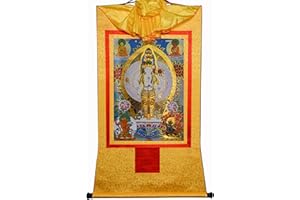 Gandhanra thangka tibetano,Mille armi Avalokitesvara,Padmapani,kuanyin,hangable buddista rotolo,thanka di pittura damascata decorativa,zen arazzo art per decorazione per la casa,meditazione