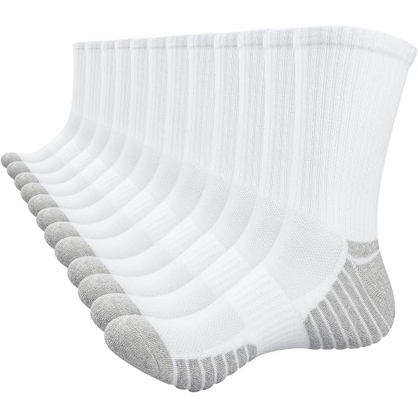 Prohike Calze Sportive Uomo Donna 6 Strati - Antiodore Traspiranti Con Ammortizzazione - Per Running, Fitness, Trekking E Outdoor - Taglia Unica UK 6-11 (EUR 39-46)