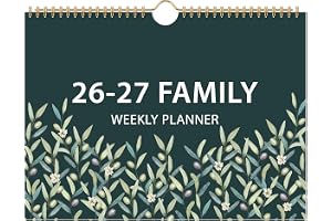 Familjekalender 2026-2027 – Kalender 2026-2027 från augusti 2026 – juli 2027, familjekalender Storbritannien med 6 kolumner l