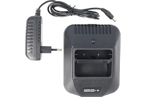 ACCUCELL Ładowarka do akumulatora sterującego dźwigiem kompatybilna z Autec MBM06MH Modular MJ/MK/MK plus 100 - 240 V AC, prąd ładowania 1 A