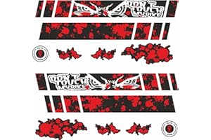 BIKE-label Dont Touch My Bike X400057VA - Adesivi per bicicletta, 12 pezzi, XL