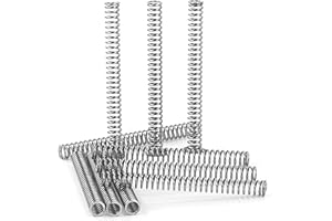 GUNGY Molle Compressione 60mm Molla in Acciaio Inossidabile 304 Diametro Filo 0,8mm Diametro Esterno 6mm Forza Molla 2,4kg 20 Pezzi