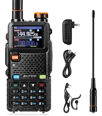 QUANSHENG UV-K5(8) Talkie-walkie Longue Portée – 5W, 200 Canaux, VHF/UHF, NOAA, Copie De Fréquence, Version Orange
