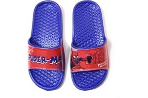 Requeteguay Urban RU Spiderman Flip-Flops für Strand oder Pool | Spiderman Flip-Flop für Kinder mit rutschfester Sohle