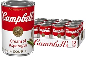 Campbell's Condensed Cream of Asparagus Soup, 10.5 oz. Can (Pack of 12)