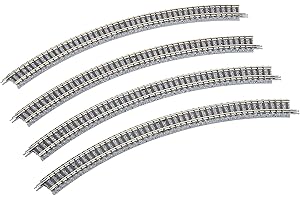TomyTEC 018513–4 Rails, Courbe dans Le Gravier bettung, 45 °