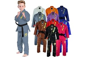 Agile Dragon IBJJF Ultra Light BJJ Brazilian Jiu Jitsu Gi für Kinder mit sanforisiertem Stoff und kostenlosem Gürtel