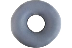 OusSee Sitzkissen OrthopäDische HäMorrhoiden Sitzring Nach Op, Aufblasbares Sitzkissen mit Pumpe Härte einstellbar fur HäMorrhoiden SteißBeinschmerzen,Schwangerschaft (Grau)