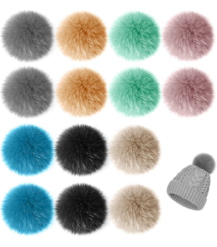 COLLO DONNA ECOPELLICCIA CON POMPON 14X70CM --> Hutstuebele - Cappelli E Berretti - Foto 13