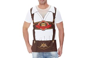 COSAVOROCK Men's Bavarian Oktoberfest Costume T-Shirts