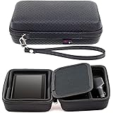 Digicharge® Schwarzes Hartschalentasche für Garmin Drive 60LM 61LMT-S DriveSmart 65 60LM 61 LMT-S mit Tragegurt und Zubehörfa