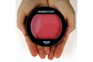 VITALITY VEGAN Coloretes En Polvo en 3 Tonos de Color Rosa, Empolvado, Rosa Claro y Coral. 20gr Maquillaje Mujer Para Cualquier Ocasión. Colorete Compacto de Textura Suave con Partículas Iluminadoras.