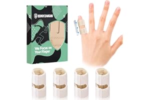 Fingerslint 4-pack för Lillfinger, Stöd för Trigger Finger, Bruten Finger, Artrit, Rätning för Pekfinger, Långfinger, Ringfinger
