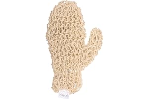 ‎NIYOK Niyok® Massagehandschuh aus Sisal • Sanfte Reinigung & Massage für Körper & Gesicht • Natürlicher Peelinghandschuh • Body Scrub Handschuh • Duschhandschuh für Körperpeeling • Vegan