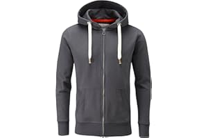 Charles Wilson Original Sudadera de Hombre Algodón Premium Capucha Cremallera