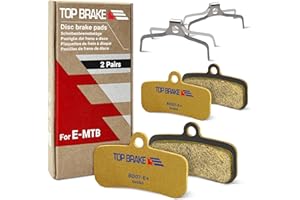 TOP BRAKE Pastiglie per freni a disco compatibili con Shimano Saint BR-M810/M820 XTR-M9120 Tektro TRP 4 Piston | MTB/eMTB/Downhill/Trail/All Mountain/Enduro Race/Ciclismo