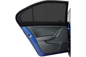 DIZA100 Pare Soleil Voiture Bébé, 2 Pièces pour fenêtre latérale de Voiture, Anti-moustiquaire pour bébé, Protection pour Enfants, Animaux de Compagnie, pour 98% Toutes Les Voitures