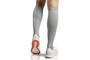 aZengear Mangas de compresión para pantorrillas (2 unidades) para hombres y mujeres | Férulas para las espinillas y soporte | Protectores de compresión, calcetines para piernas para calambres