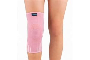 VITTO Osgood Schlatter Knästöd för barn, 2–10 år, Ungdomssport Brace för löpning, fotboll, volleyboll och basket (Rosa, S)