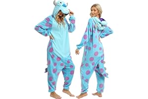 shelovely Pijama Unisexo Onesie Kigurumi Cosplay Ropa de Animal Pijamas Tipo Mono para Mujer Uomo