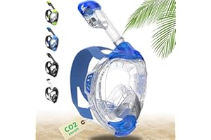 ‎KHROOM Khroom Schnorchelmaske Erwachsene & Kids ab 3 Jahre | CO2 sicher | Vollgesichtsmaske mit Easy-Breath System | Schnorchelset Alternative | Seaview Y Tauchmaske Schnorchelmaske Kinder
