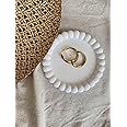 TREETRUNK® Small Bubble | Cement Tray | Aesthetic Tray | Minimalist Decor | Trinket | Modern Home Decor | New Home Gift | Multipurpose (14.3×14.3cm) (Off White)