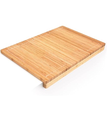 Ventes Flash Noël : SECRET DE GOURMET Planche à Découper Spéciale Rebord En Bambou Pas Cher