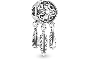 Pandora Moments Women's Sterling Silver Spiritual Dreamcatcher Bracelet Charm