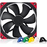 Noctua NF-A14 PWM chromax.black.swap, Ventola Silenziosa di Qualità Premium, 4-Pin (140mm, Nero)