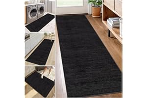 LZREXNVOFXG Alfombra de Corredor Antideslizante Grande Alfombra Cocina Lavable 90 x 400 cm Alfombra Comedor Pasillo Entrada Felpudos Moqueta Corredor Alfombra Larga de Pasillo Cocina Lavadero Entrada Habitacion