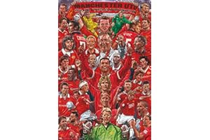 Grupo Erik Poster Manchester United Leyendas - Laminas decorativas fútbol 61x91,5cm a todo color | Posters para pared ideal decoración habitación