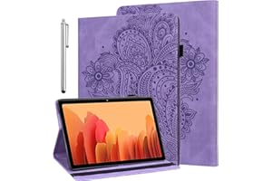 BOLELAW Étui pour Samsung Galaxy Tab A9 Plus 11" 2023 avec Stylo, Étui à Rabat en Cuir, Support Portefeuille, Porte-Stylo, Étui de Protection pour Tablette pour Galaxy Tab A9 Plus, Rouge