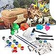TALGIC Dinosaur Painting Kit for Kids 3-8 with 8 Figurines & Jungle Map, Arts Craft Sets in Dinosaur Storage Box Arts & Crafts Toys for 3-8 Year Olds, Popular Arts Crafts for Boys Ages 3-8