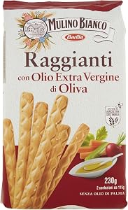 Mulino Bianco Grissini Raggianti con Olio Extravergine d'Oliva 230 gr
