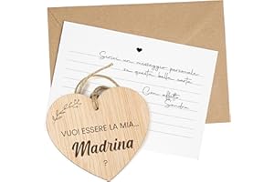 CONTRAXT Regalo Proposta Madrina. Idea Originale per Battesimo o Matrimonio e Annuncio Gravidanza, Regalo Speciale per la Madrina