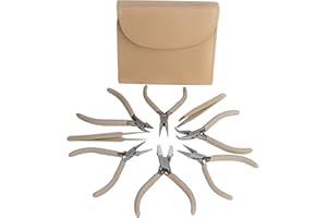 THE BEADSMITH Beadsmith Fashion Color Plier Set &, Clutch-desert Beige - PLFAS02