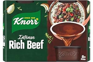 Knorr Rich Beef Stock Pots gluten-free to add a deep beef flavour to your dishes 8x 28 g
