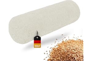 ‎OMNANA OMNANA® CUSHY™ Yogarolle Ø 20cm – Yoga Bolster Rolle mit Dinkelfüllung – Zylinder-Kissen, Velvet Bezug, waschbar – Made in Germany – Passend für Yin Yoga