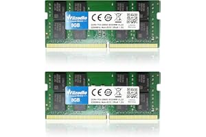 Wlizedle 16GB Kit(2x8GB) DDR4 RAM Laptop Memory 3200MHz CL22 SODIMM, Notebook Arbeitsspeicher PC4-25600 260-Pin 1,2V Non-ECC Pc Speicher Upgrade für Ultrabook, Grün