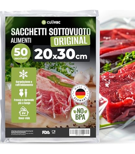 Rotoli Sottovuoto Per Alimenti 30x600cm - 2 Pezzi, Rilievati, Per Conservazione Cibi - Foto 9
