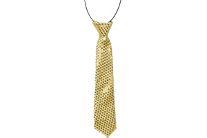 THE TIE COMPANY The Tie Co™ Elasticated Children's Glitter Sparkle Sequin Neck Tie Kids